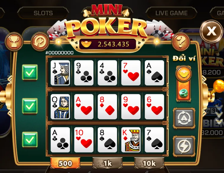 Trải Nghiệm Đỉnh Cao Mini Poker tại iWin Club Dành Cho Mọi Cao Thủ