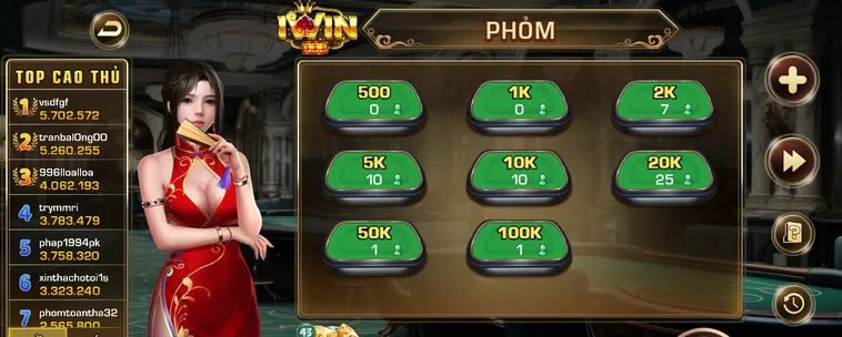Phỏm Tại IWin Club Đỉnh Cao Game Bài So Tài Trí Tuệ Đẳng Cấp Quốc Tế