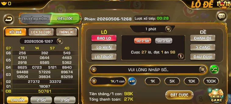 Lô Đề Siêu Tốc Tại IWin Club Sân Chơi Quay Số Thần Tốc Cho Mọi Game Thủ